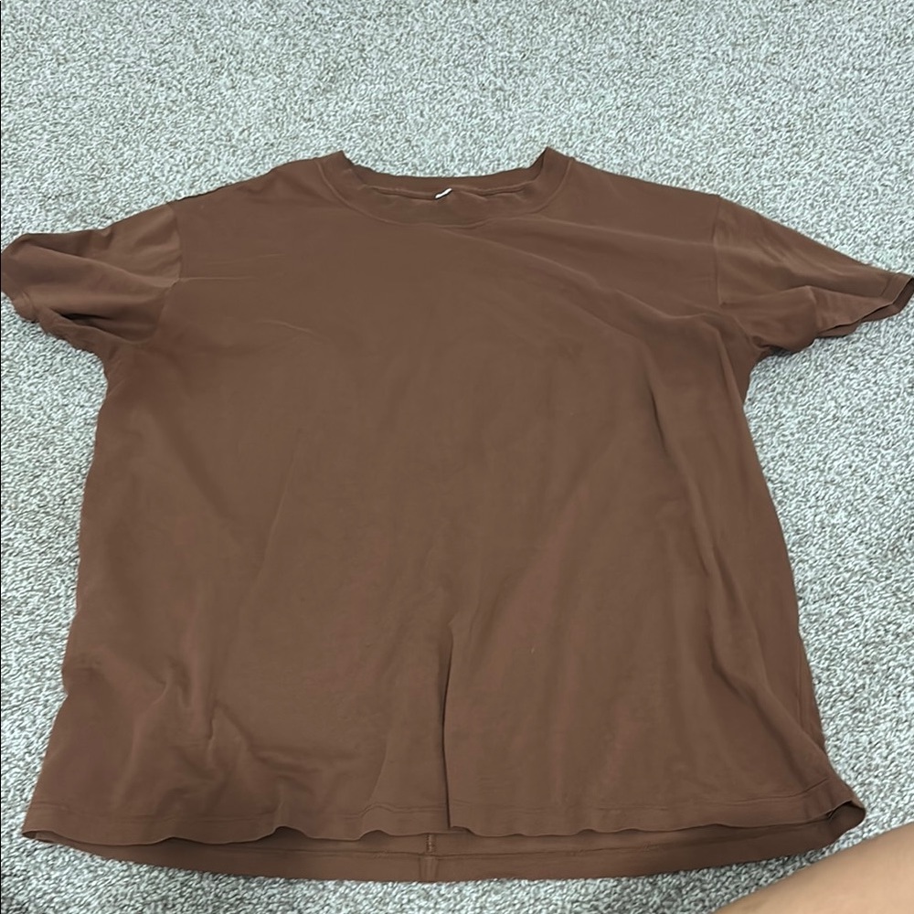 Lululemon Athletica Brown Short Sleeve Tee